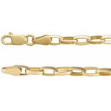 14K 3.9 mm cable chain