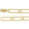 14-karat gold 6.2 mm paper clip chain