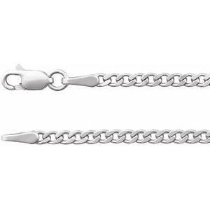 14K 2.35 mm curb chain