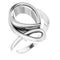 18K White 12x8 mm Pear Ring Mounting
