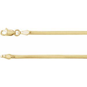 14K 1.95 mm snake chain