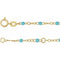 14K 2 mm chain