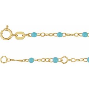 14K 2 mm chain