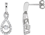 Mystara Diamonds® Infinity-Inspired Earrings