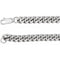 4.8 mm long curb chain made of sterling silver