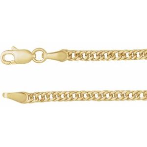 14K 2.7 mm curb chain