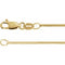 14K 1.2 mm snake chain