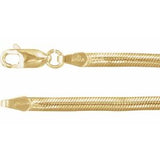 14K 3 mm snake chain