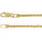 18K 1.9 mm wheat chain