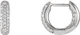 Inside Outside Huggie Hoop Earrings
