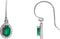Halo-style earrings