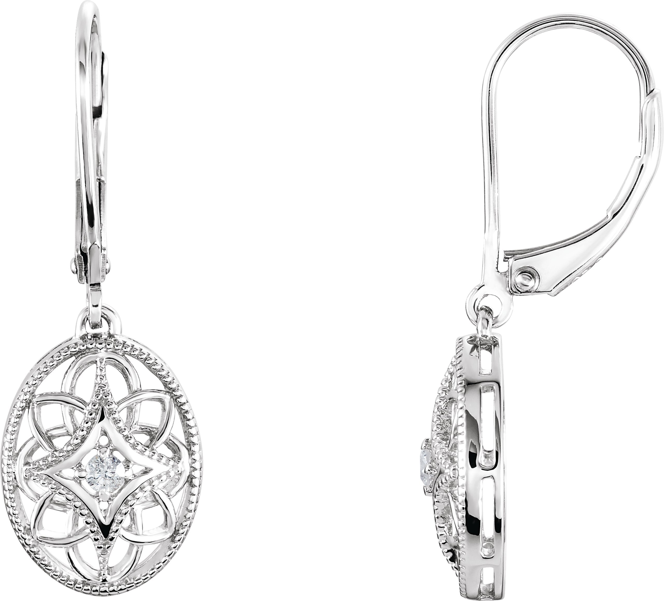 Granulated Filigree Earrings