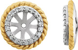 Accented Rope Earring Jackets