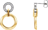 Accented Geometric Earrings