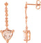 Vintage-Inspired Trillion Earrings