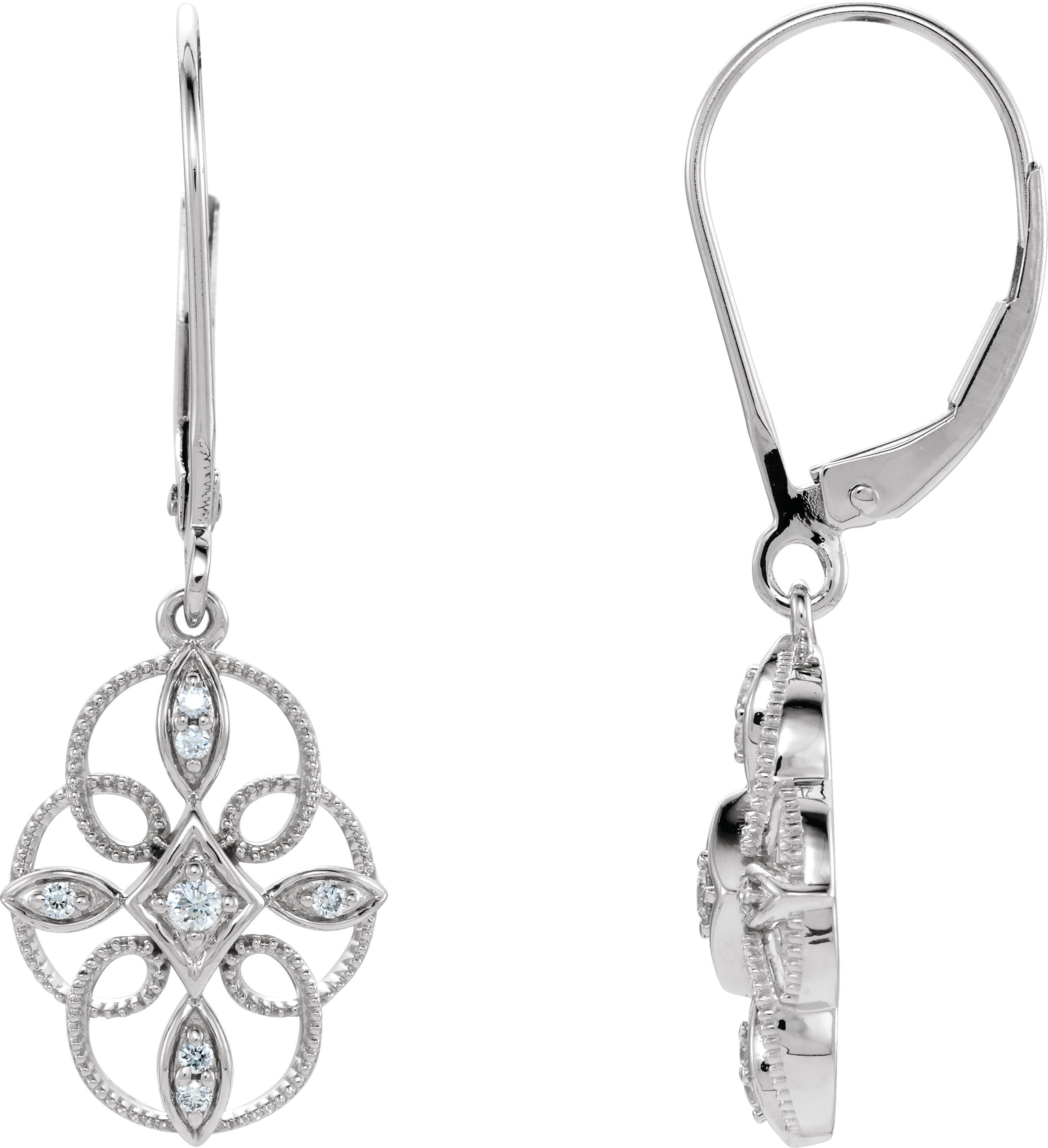 Granulated Filigree Earrings