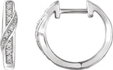 Accented Hoop Earrings