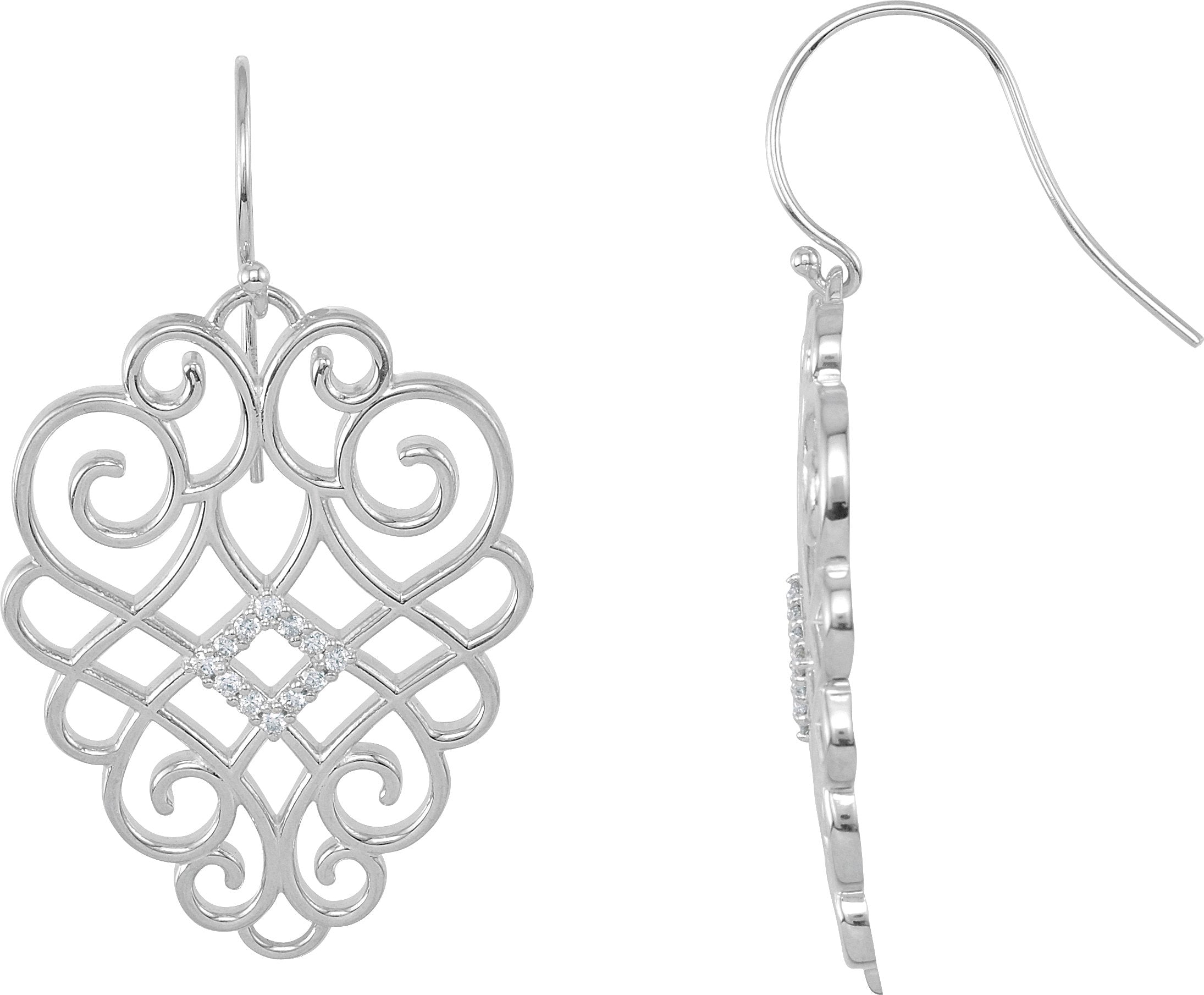 Filigree Scroll Earrings