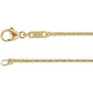 10K 1.2 mm wheat chain