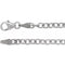 3.25 mm sterling silver cable chain