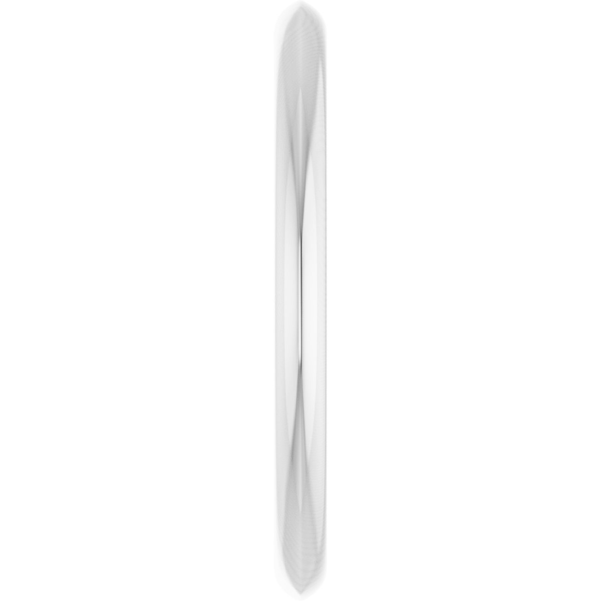 Platinum Knife Edge Band Size 7