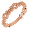 14K Rose Leaf Ring Mounting