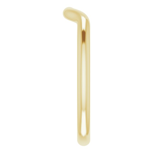 14K Yellow Gold Band for 5.8 mm Round Ring