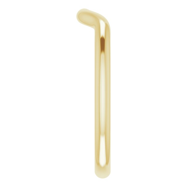 14K Yellow Gold Band for 6mm Round Ring