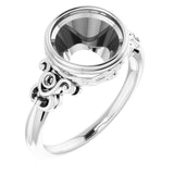 Palladium 9mm Round Ring Mounting