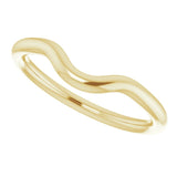 14K Yellow Gold Band for 6mm Round Ring