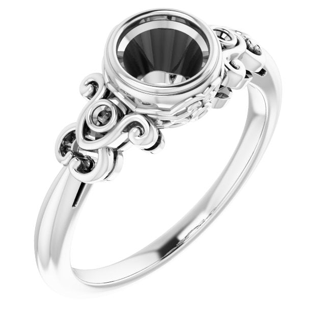 Palladium 5.5mm Round Ring Mounting