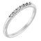 Platinum Stackable Ring Mounting