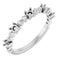 Platinum 1/6 CTW Natural Diamond Semi-Set Stackable Ring
