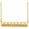 14K Yellow Natural Citrine Infinity-Inspired Bar 18