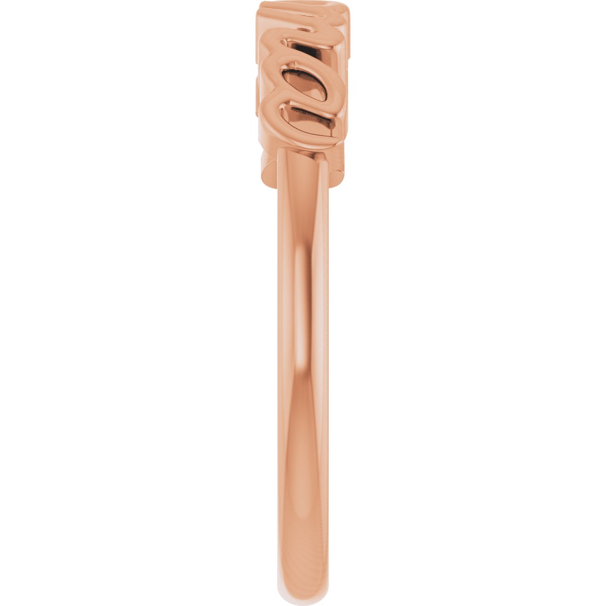 57739 / Ring / 14K Rose Gold / Polished / Mom Ring