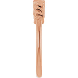 57739 / Ring / 14K Rose Gold / Polished / Mom Ring