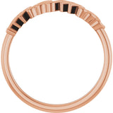 57739 / Ring / 14K Rose Gold / Polished / Mom Ring