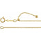 14K 1.1 mm cable chain
