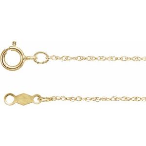 10K .85 mm rope chain