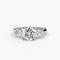 Three-Stone Ring (Baguette Side Stones)