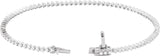 Brc907 / Bracelet / Set / 14K White / Round / Lab-Grown Diamond / 1.6Mm :: 1 1/2 Ctw / Si1-Si2, GH / 7 1/4 In / Polished / 1 1/2 Ctw Lab-Grown Line Bracelet