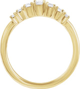 14K Yellow Gold 1/2 CTW Lab-Grown Diamond Ring