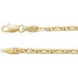 14K 2.6 mm anchor chain