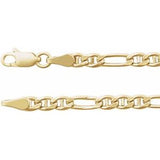 14K 3.95 mm anchor chain