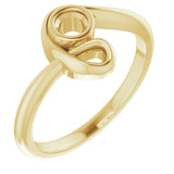 10K Yellow 3.5mm Round Ring Mounting