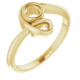 18K Yellow 3.75mm Round Ring Mounting