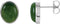 Bezel Set Solitaire Earrings
