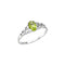 14KW August Youth Imitation Birthstone Ring