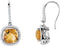 Halo-style earrings
