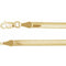 14K 3.2 mm snake chain